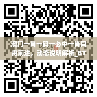 澳门一肖一码一必中一肖同舟前进，动态说明解析_BT86.26.55