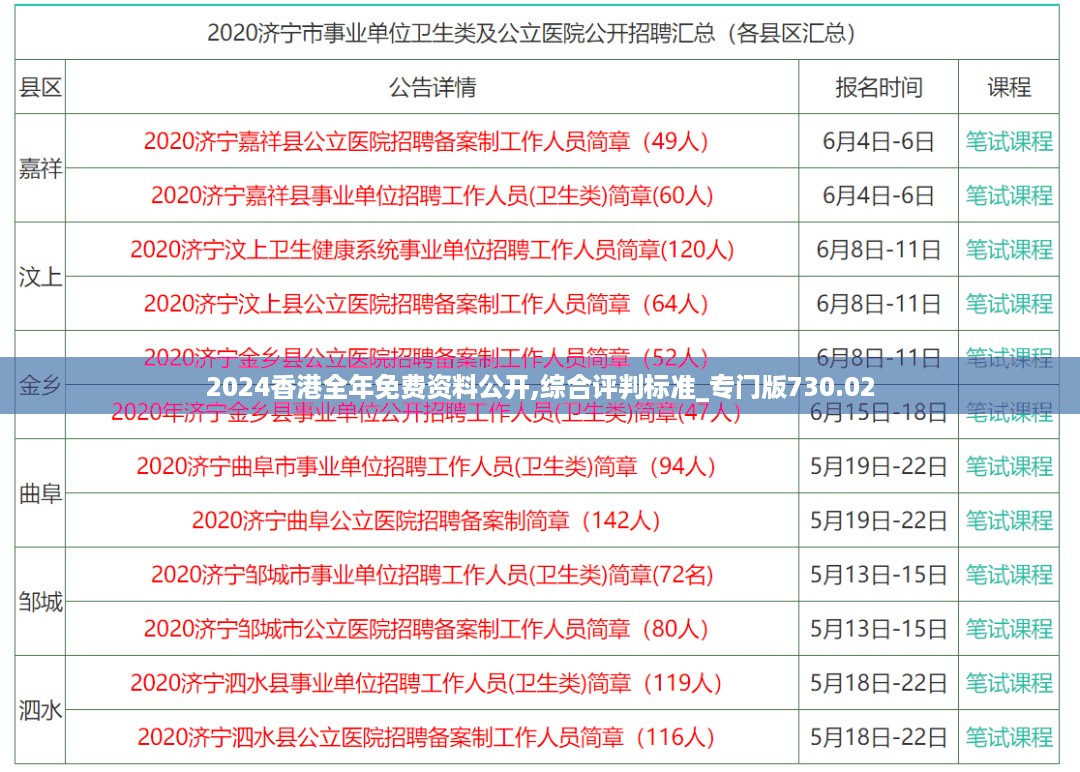 2024香港全年免费资料公开,综合评判标准_专门版730.02