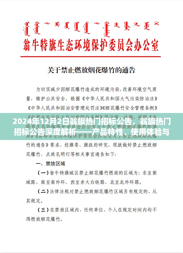 翁旗热门招标公告深度解析，产品特性、用户体验与目标用户群体分析（2024年12月）