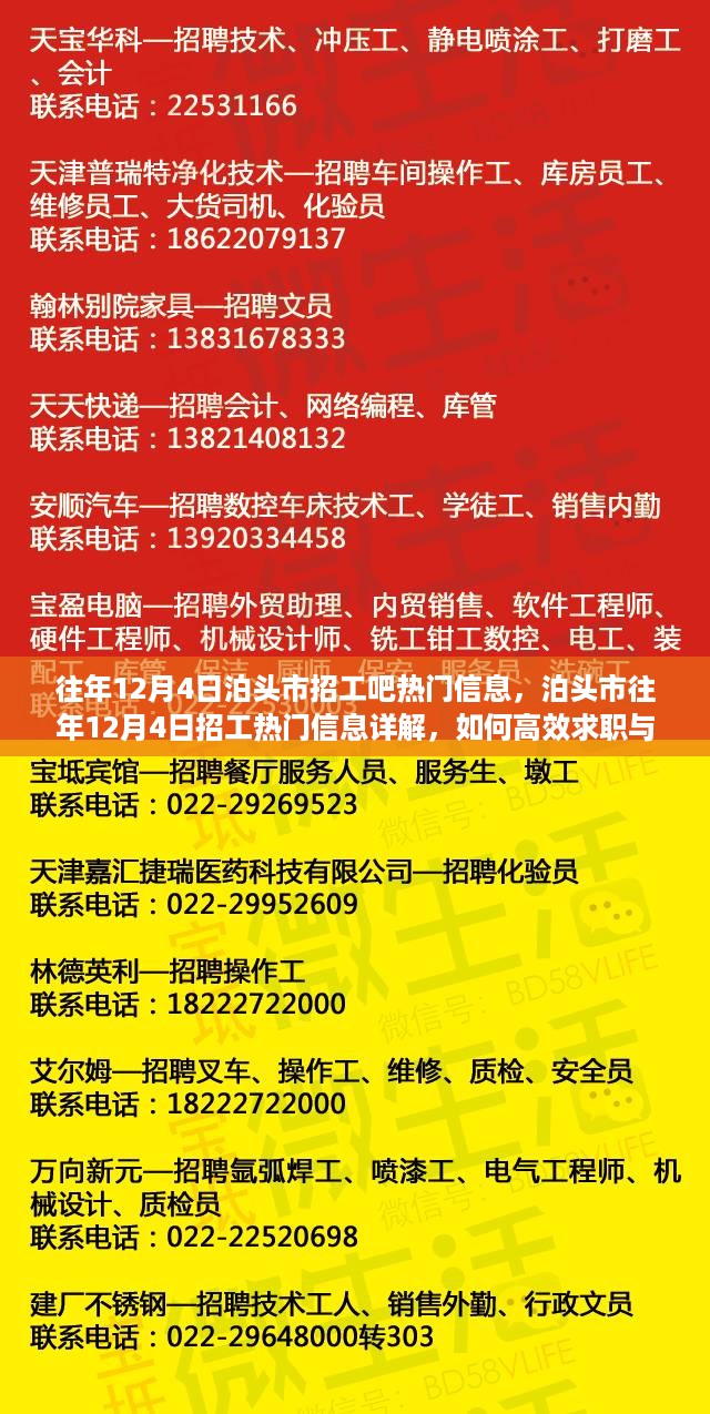 泊头市12月4日招工热门信息详解与求职技能提升指南