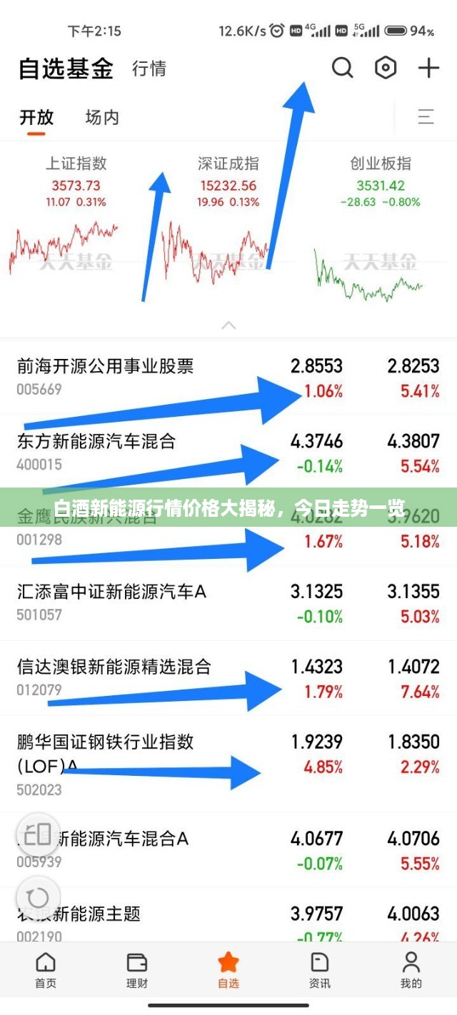 白酒新能源行情价格大揭秘，今日走势一览