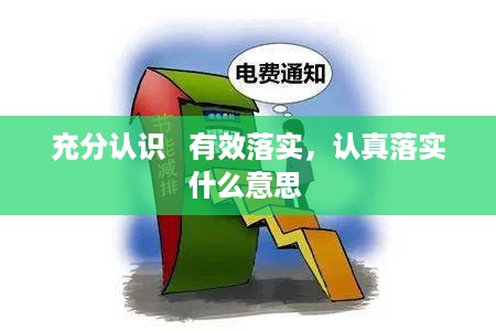 充分认识   有效落实，认真落实什么意思 