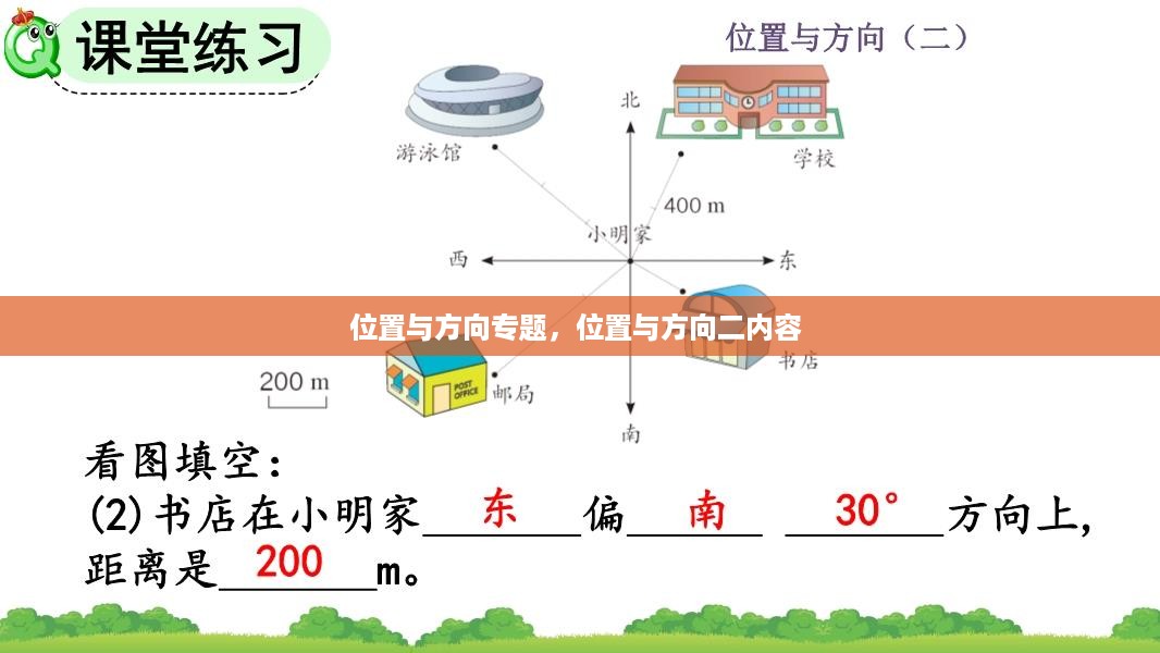 位置与方向专题，位置与方向二内容 