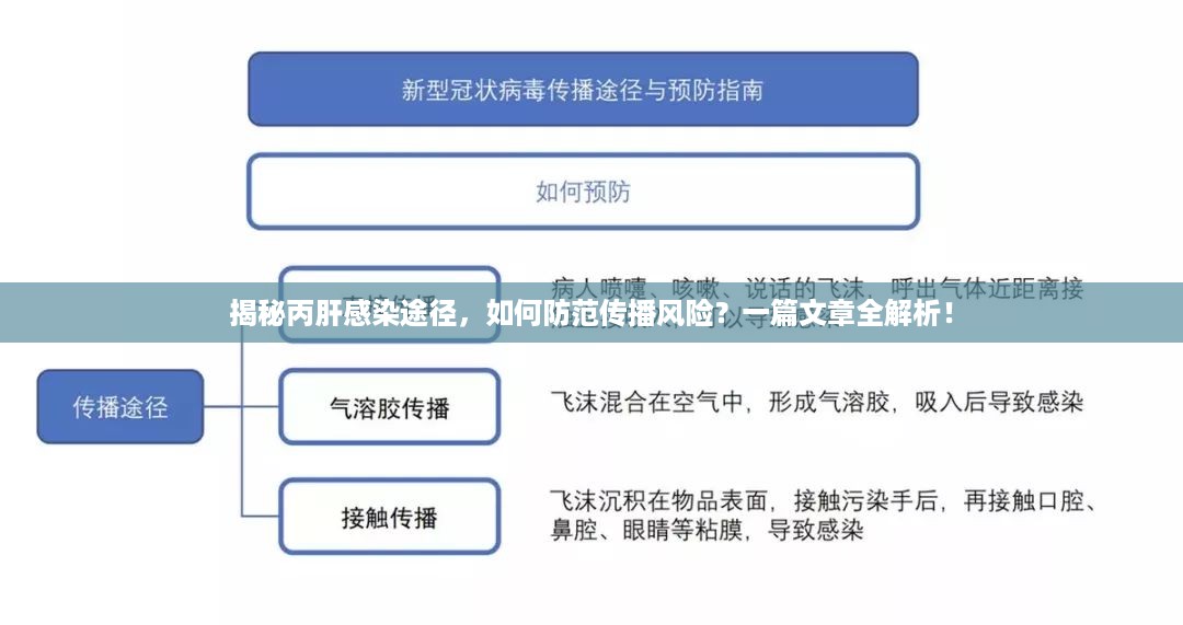 揭秘丙肝感染途径，如何防范传播风险？一篇文章全解析！