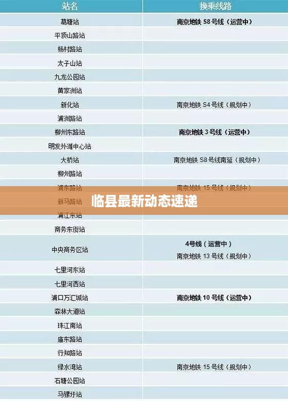 临县最新动态速递